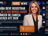 Paraíba deve registrar mais de 2.550 novos casos de câncer de cabeça e pescoço até 2028