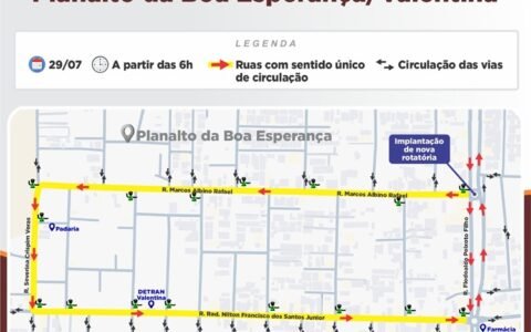 ATENÇÃO MOTORISTAS: Semob-JP implanta binário no Valentina e já está valendo