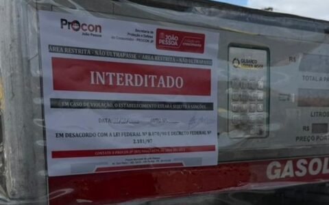 Fiscalização do Procon-JP interdita bico de gasolina e autua posto na Zona Sul da Capital