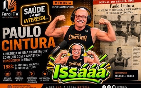 Paulo Cintura: a história de uma carreira que começou com a ginástica e conquistou a televisão brasileira
