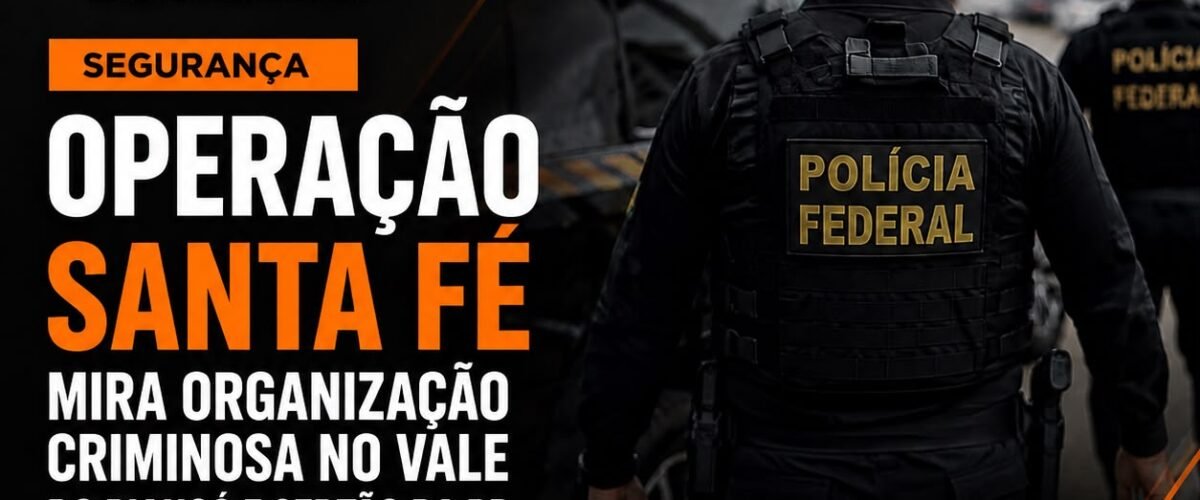 Operação Santa Fé mira organização criminosa com atuação no Vale do Piancó e Sertão da Paraíba