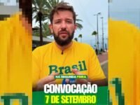 Candidato da Família Bolsonaro, Fábio Lopes chama paraibanos para ato de 7 de Setembro no Busto de Tamandaré: “Vista verde e amarelo e vem!”