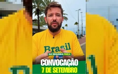 Candidato da Família Bolsonaro, Fábio Lopes chama paraibanos para ato de 7 de Setembro no Busto de Tamandaré: “Vista verde e amarelo e vem!”