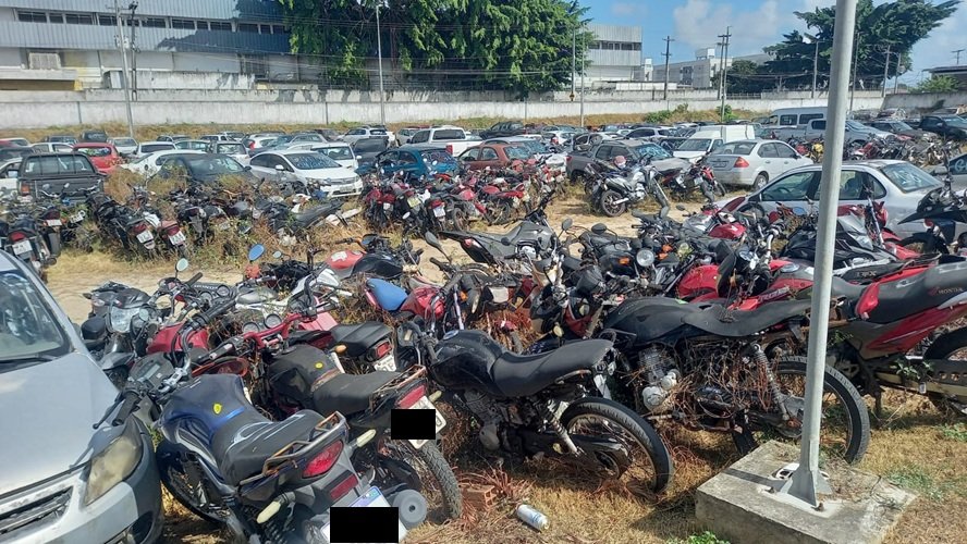 Detran-PB realiza leilão eletrônico com 514 lotes de veículos e visitação começa nesta terça